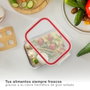 Vassary Táper hermético rectangular de cristal 1600ml