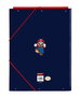Carpeta Super Mario World Azul marino A4