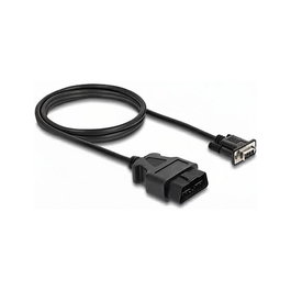 DeLOCK Cable adaptador OBD-2 a Sub-D 9 Pin hembra con tornillos 1,15 m