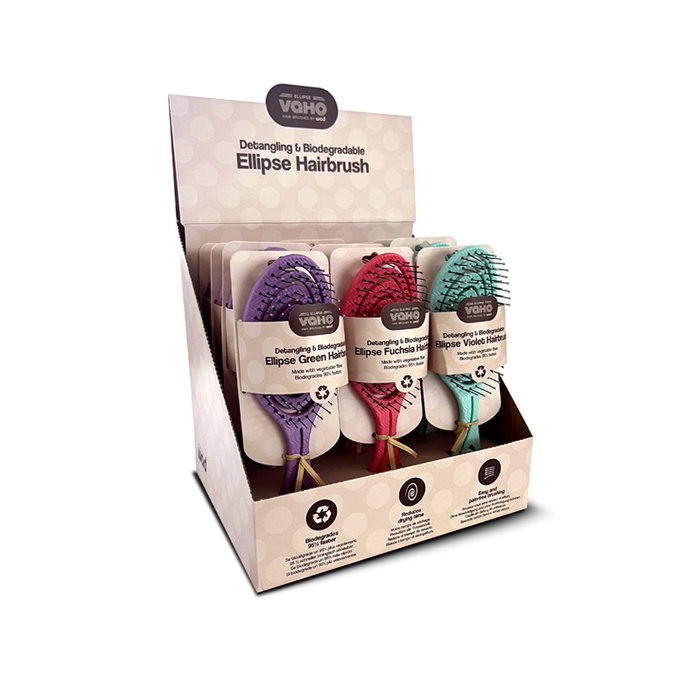 Wad Professional Beauty Expositor Cepillos Ellipse 12X Verde, Fucsia, Púrpura Wad Professional Beauty Expositor Cepillos Ellipse 12X Verde, Fucsia, Púrpura