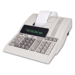 Olympia CPD 5212 Calculadora de Escritorio e Impresión, 12 Dígitos, 1 Línea, Blanco con Impresora