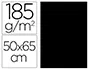 Iris Cartulina 50x65 cm 185 gr Negro -25U-