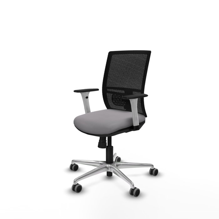 PIQUERAS Y CRESPO Silla de oficina Yunquera Gris con mecanismo Sincro PIQUERAS Y CRESPO Silla de oficina Yunquera Gris con mecanismo Sincro