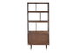 DKD Home Decor Estanteria Marron Oscuro Dorado Mango Metal 90 x 200 x 35 cm