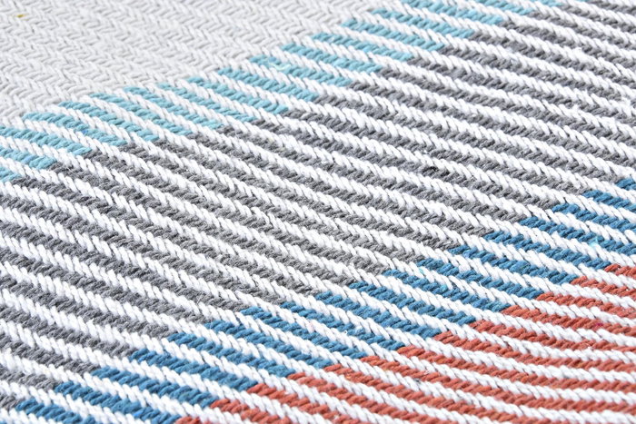 DKD Home Decor Manta Rayas Multicolor 200 x 1 x 150 cm (4 Unidades) Poliéster Algodón