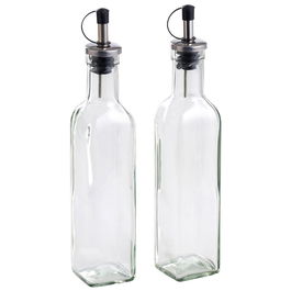 Day Aceitera Y Vinagrera Juego 2 Piezas 250 Ml Vidrio Silicona Plástico