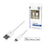 LogiLink Cable Lightning a USB-A, 1 m, Blanco