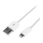 LogiLink Cable Lightning a USB-A, 1 m, Blanco