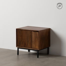 Mesita Madera de Mango Dormitorio 50 X 40 X 50 cm