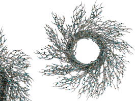 Krist+ Corona Rama Azul 50 cm x 10 cm x 50 cm (Set de 4)