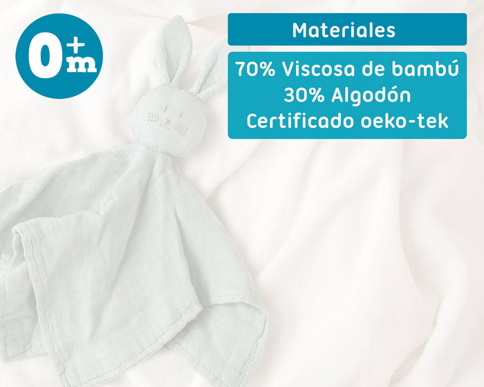 KioKids Doudou Conejito de Apego Color Salvia KioKids Doudou Conejito de Apego Color Salvia