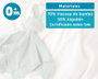 KioKids Doudou Conejito de Apego Color Salvia