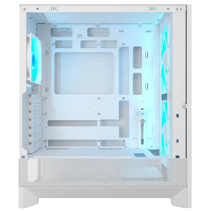 Caja pc cougar midi-tower airface 180, argb, blanco