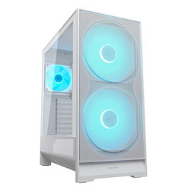 Caja pc cougar midi-tower airface 180, argb, blanco