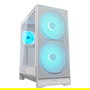 Caja pc cougar midi-tower airface 180, argb, blanco