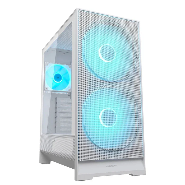 Caja pc cougar midi-tower airface 180, argb, blanco