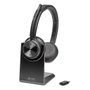 Poly Savi 7320 UC Auriculares Inalámbricos DECT Binaurales Negro