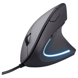 Trust Verto Ratón Vertical Ergonómico Negro