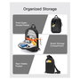Inateck FB01003 Bolsa de hombro Negra