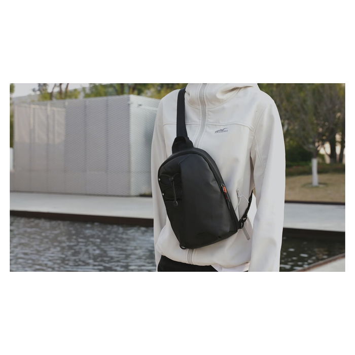 Inateck FB01003 Bolso de Hombro Unisex Negro 24.5cm x 14cm x 5.5cm