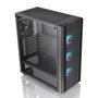 Thermaltake V250 TG ARGB Caja de PC Midi Tower Negra con Iluminación ARGB