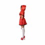 Disfraz de Caperucita Roja Sexy para Mujer Adulto, 2 Piezas (Vestido y Capa), Talla XL
