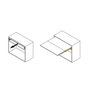 Emuca Guías para mesa extensible Lunch+39, Aluminio, Anodizado inox