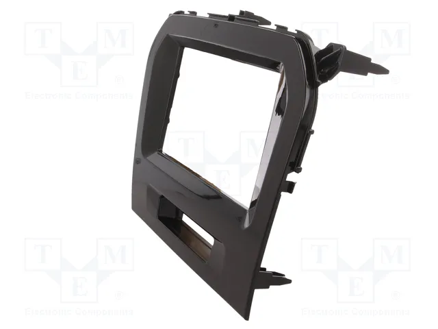 PER.PIC. Bastidor de montaje de radio Suzuki 2 DIN brillo negro