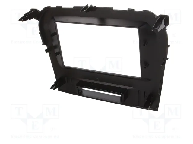 PER.PIC. Bastidor de montaje de radio Suzuki 2 DIN brillo negro