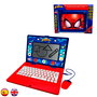 Lexibook Portátil Educativo Bilingüe Inglés/Español con Spiderman Marvel, 170 Actividades, para Niños 4+ Años, Modelo Jc599Spi2
