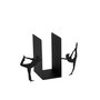 Aberto Design Sujetalibros de Metal 8 Negro 34x14x22 cm Resistente para Libros