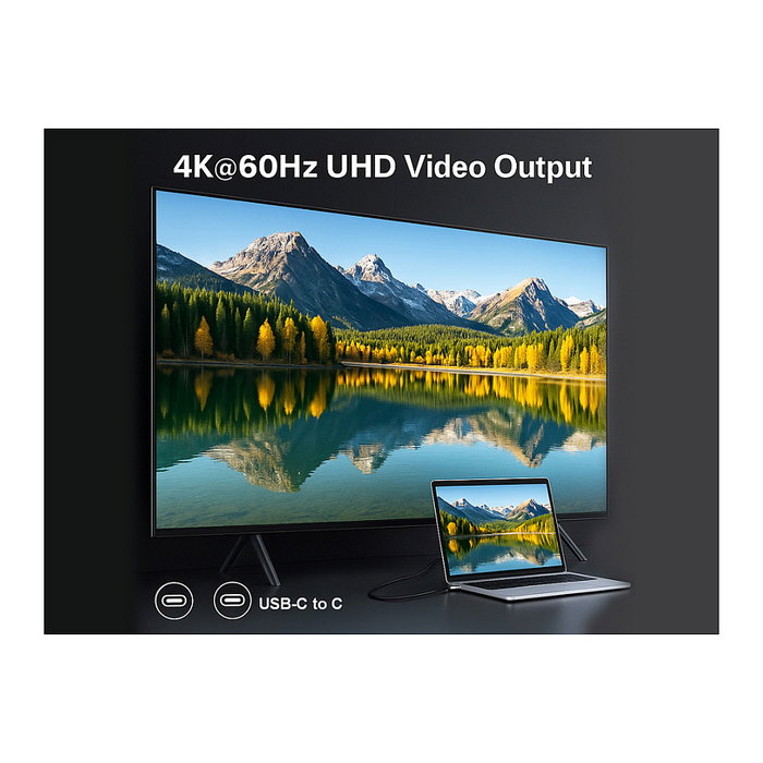 EQUIP Adaptador USB-C a HDMI PD100W 4K/60Hz 3.00m Aluminio