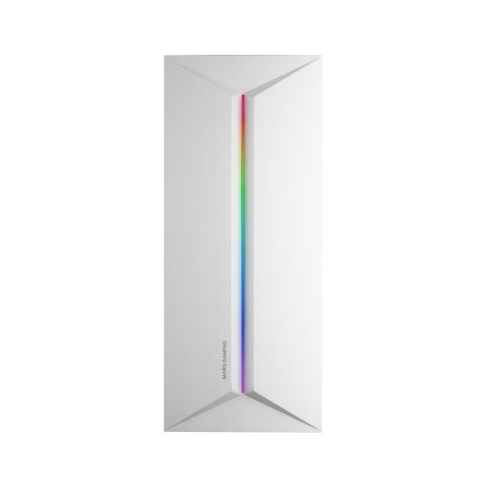 Mars Gaming MCBLAZE Caja ATX Semitorre Gaming con Cristal Templado Blanca