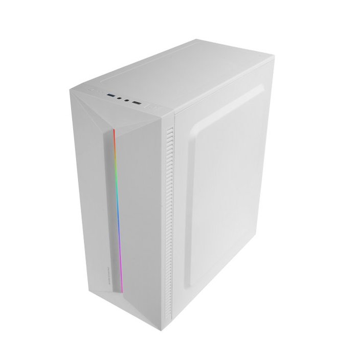 Mars Gaming MCBLAZE Caja ATX Semitorre Gaming con Cristal Templado Blanca