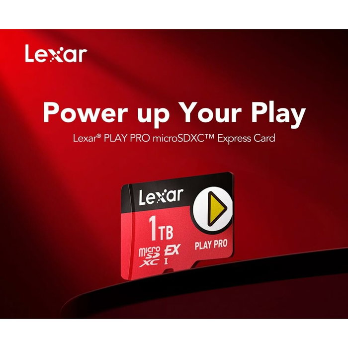 Lexar LMSXPS0001T-BNNNG MicroSD Clase 3 1 TB Rojo