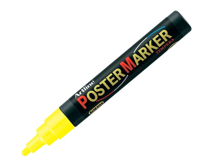 Artline EPP-4-AMA FLU Rotulador Poster Marker Punta Redonda 2 mm Amarillo Fluor Artline EPP-4-AMA FLU Rotulador Poster Marker Punta Redonda 2 mm Amarillo Fluor