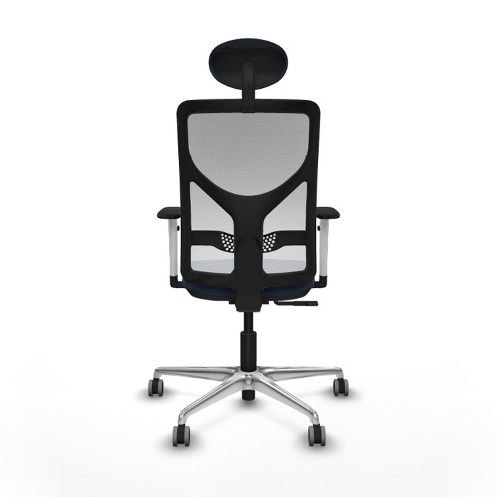 PIQUERAS Y CRESPO Silla de oficina Motilla con mecanismo Sincro, Azul marino y Blanco PIQUERAS Y CRESPO Silla de oficina Motilla con mecanismo Sincro, Azul marino y Blanco