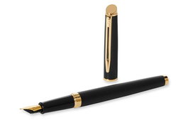 Pluma Waterman Hemisphere Laca Negra Mate Gt (F)