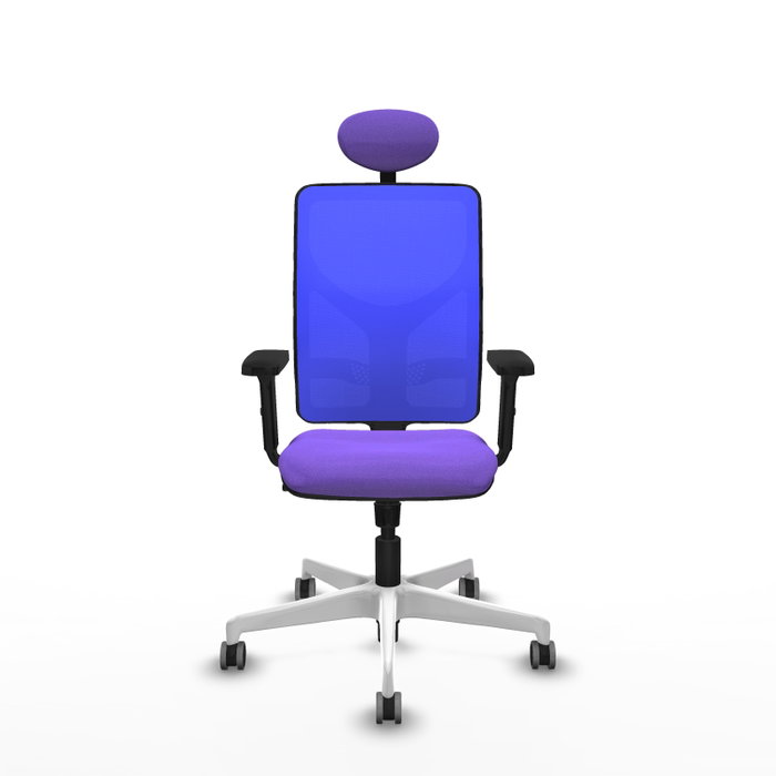 PIQUERAS Y CRESPO Silla de oficina Motilla con mecanismo Sincro, Lila y Azul PIQUERAS Y CRESPO Silla de oficina Motilla con mecanismo Sincro, Lila y Azul