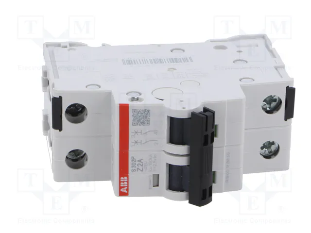 ABB S300P Interruptor magnetotérmico 2A 2 polos ABB S300P Interruptor magnetotérmico 2A 2 polos