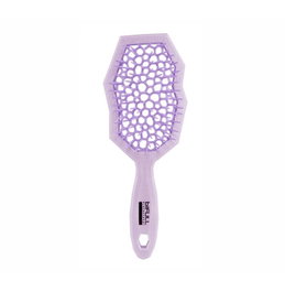 Bifull Glacier Cepillo de Cabello con Ventilación y Doble Curva Reciclado Violeta
