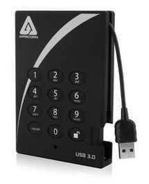 Apricorn Padlock Fortress 1000GB HDD, Acceso PIN, USB 3.0