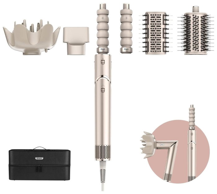 Shark FlexStyle HD446SLEU Secador y Estilizador 5 en 1 Beige Shark FlexStyle HD446SLEU Secador y Estilizador 5 en 1 Beige