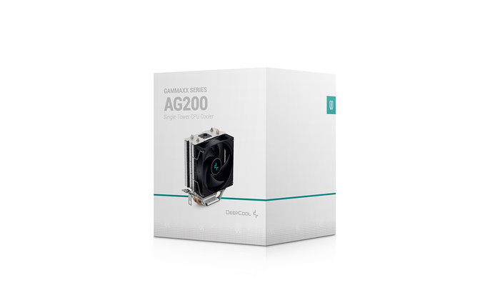 Deepcool Ag200 Refrigerador CPU Multizócalo Negro R-AG200-BKNNMN-G Deepcool Ag200 Refrigerador CPU Multizócalo Negro R-AG200-BKNNMN-G