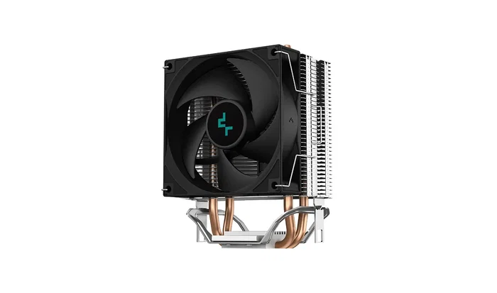DeepCool AG200 Ventilador CPU para PC, 92 mm, 2 Tubos de Calor, PWM, Compatible con Intel LGA 1150/1151/1155/1200/1700 y AMD AM4/AM5, Negro
