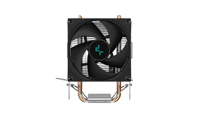 DeepCool AG200 Ventilador CPU para PC, 92 mm, 2 Tubos de Calor, PWM, Compatible con Intel LGA 1150/1151/1155/1200/1700 y AMD AM4/AM5, Negro
