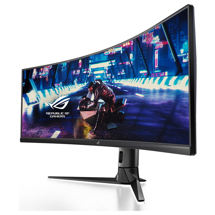 ASUS ROG Strix XG49VQ Monitor Gaming 49" (124.5 cm) UltraWide Full HD Curvo 1800R, HDR400, 144Hz, 4ms, FreeSync Premium Pro, HDMI, DisplayPort, Negro