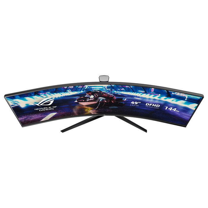 ASUS ROG Strix XG49VQ Monitor Gaming 49" (124.5 cm) UltraWide Full HD Curvo 1800R, HDR400, 144Hz, 4ms, FreeSync Premium Pro, HDMI, DisplayPort, Negro