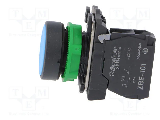 SCHNEIDER ELECTRIC Interruptor de presión Harmony XB5 azul NA 22mm