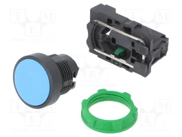 SCHNEIDER ELECTRIC Interruptor de presión Harmony XB5 azul NA 22mm